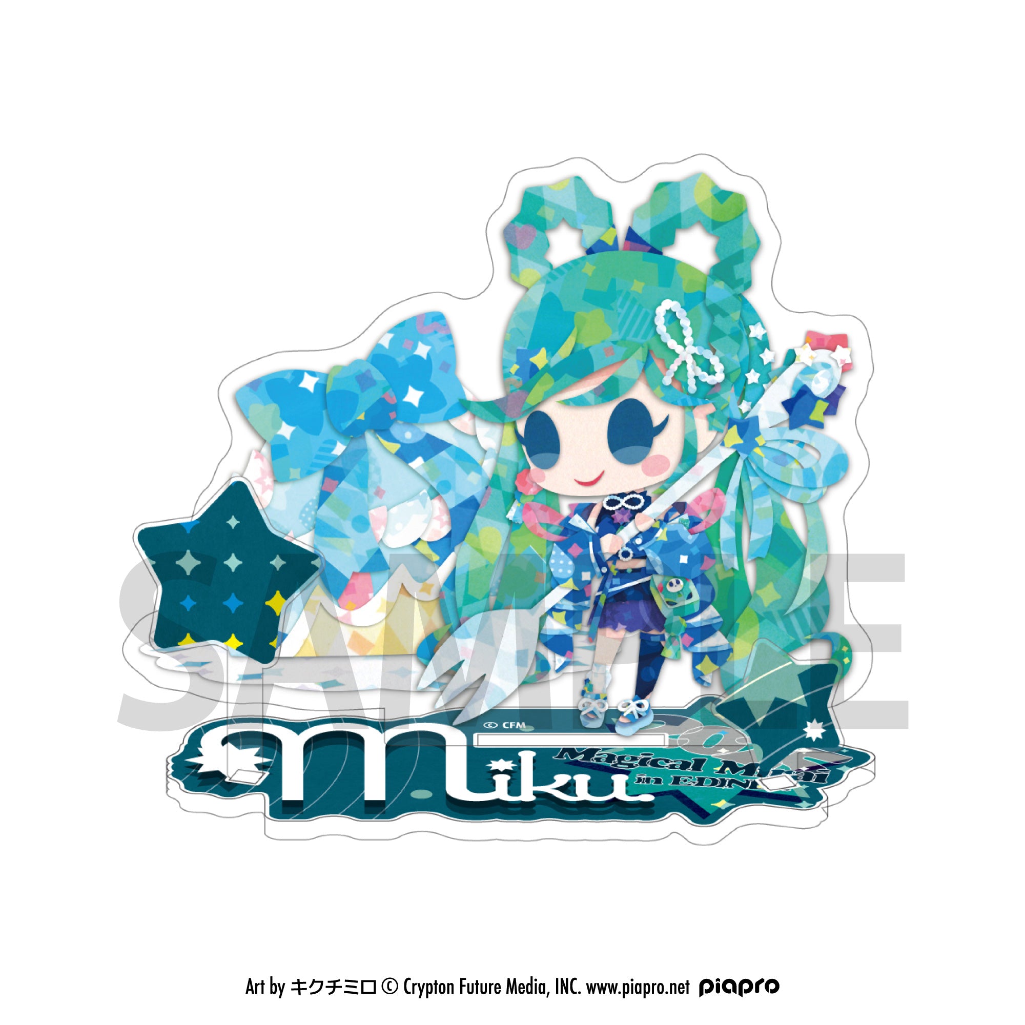 HATSUNE MIKU MAGICAL MIRAI 2025 - HATSUNE MIKU COLLABORATION CAFE IN E-DINER MINI CHARACTER ACRYLIC STAND