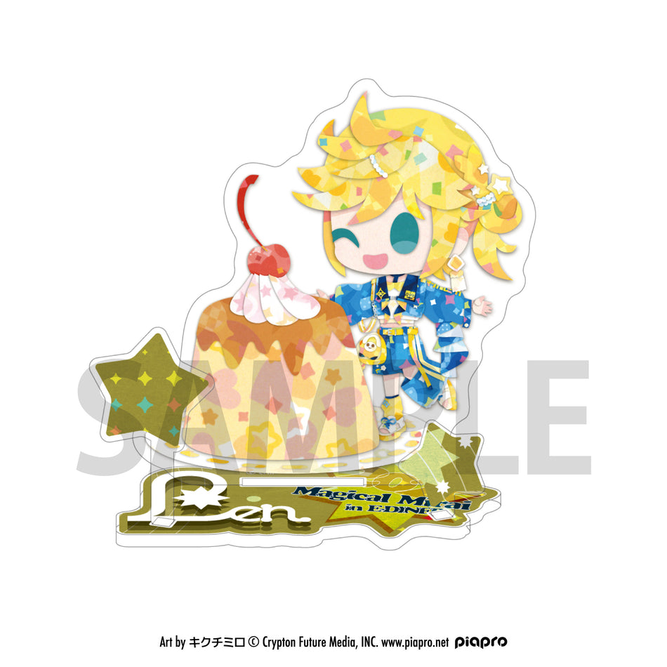 HATSUNE MIKU MAGICAL MIRAI 2025 - KAGAMINE LEN COLLABORATION CAFE IN E-DINER MINI CHARACTER ACRYLIC STAND