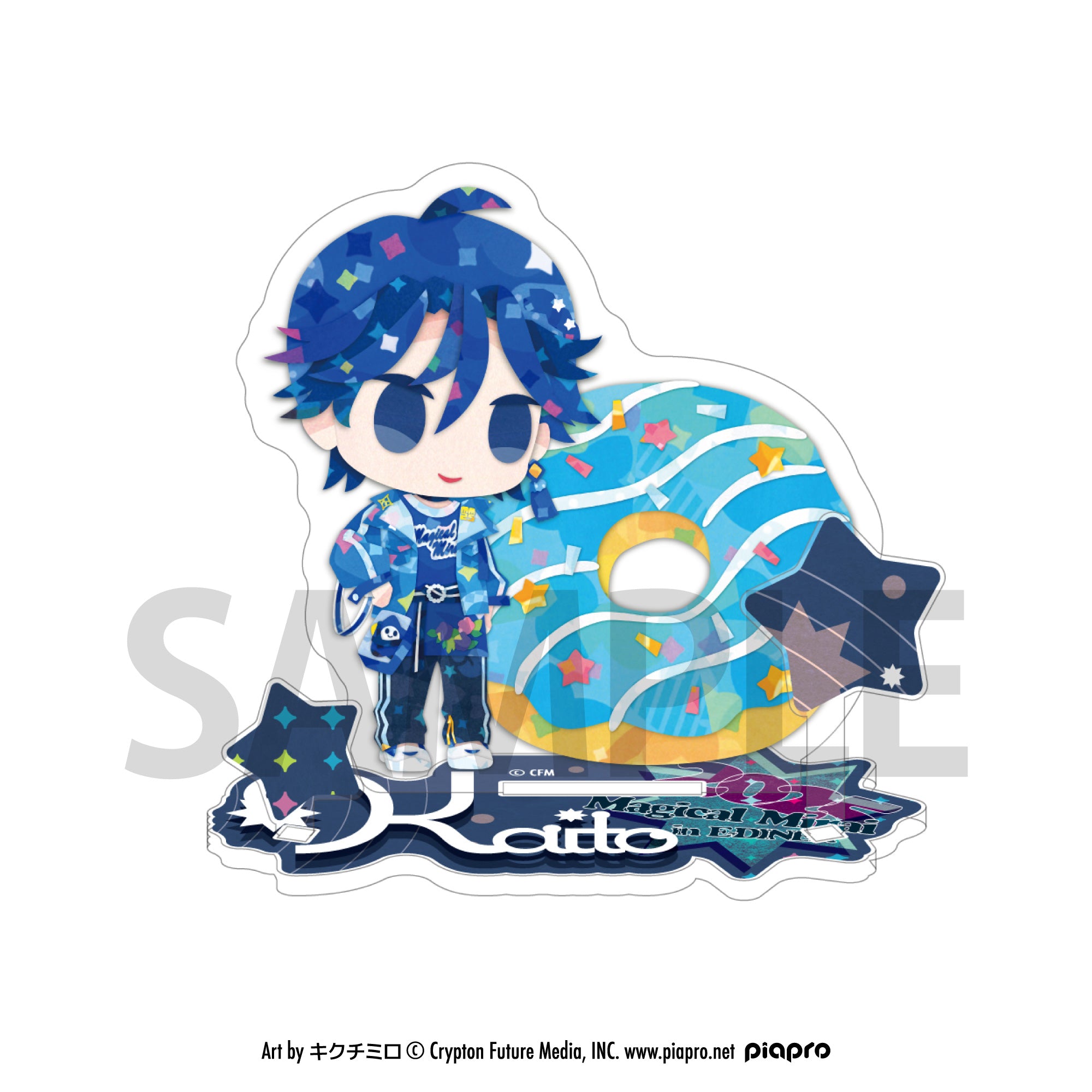 HATSUNE MIKU MAGICAL MIRAI 2025 - KAITO COLLABORATION CAFE IN E-DINER MINI CHARACTER ACRYLIC STAND