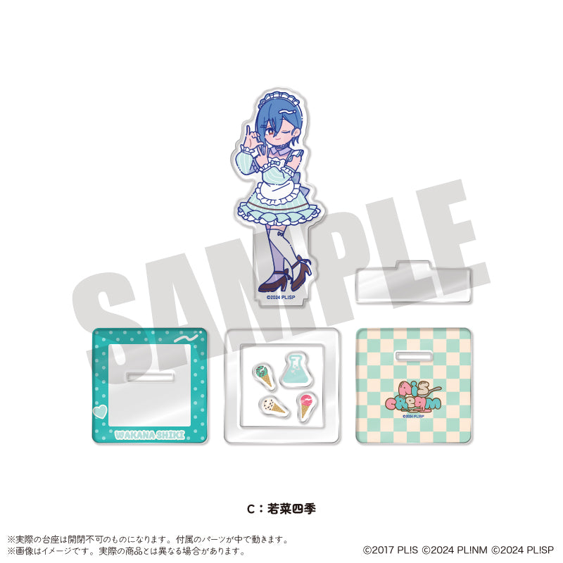 LOVE LIVE - SHIKI WAKANA "AISCREAM" NEWTORO PHOTOGENIC ACRYLIC STAND