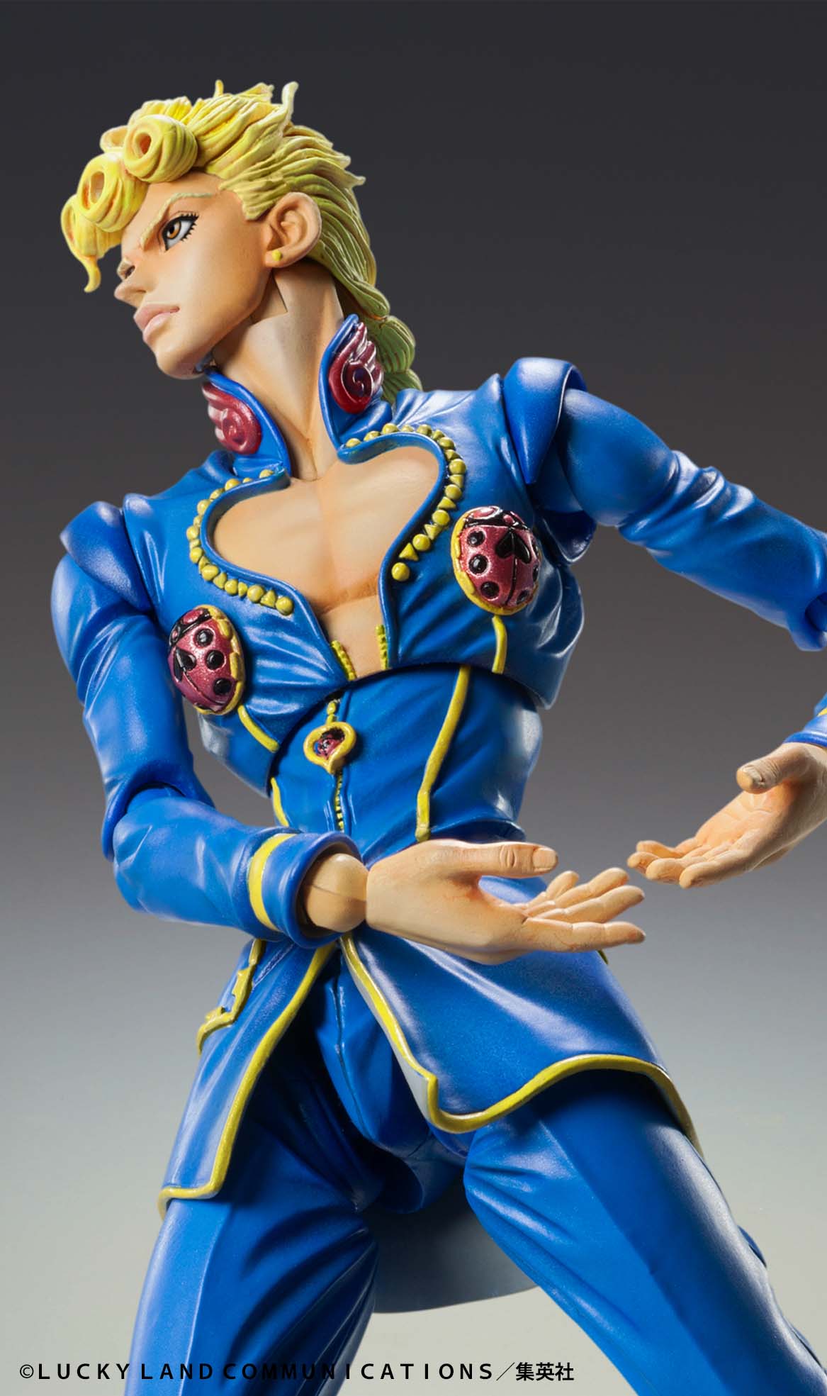 JOJO'S BIZARRE ADVENTURE PART V - GIORNO GIOVANNA SECOND SUPER ACTION STATUE FIGURE
