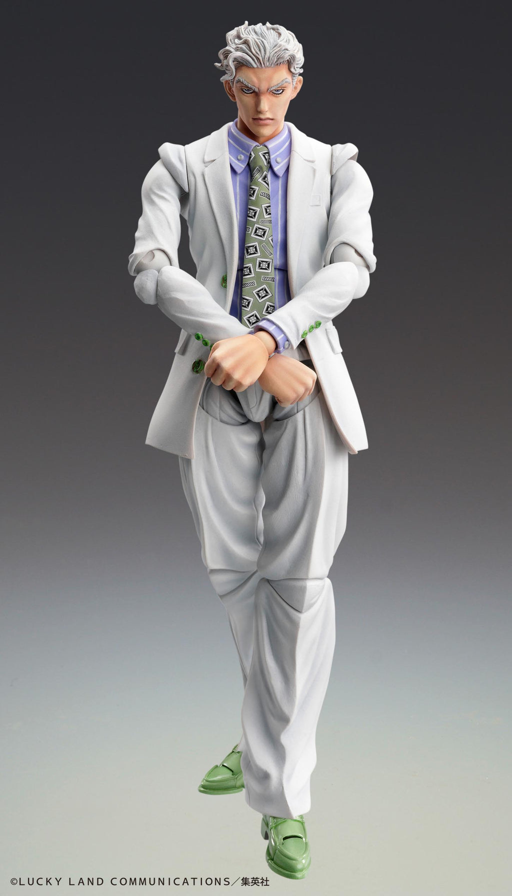 JOJO'S BIZARRE ADVENTURE PART IV DIAMOND IS UNBREAKABLE - YOSHIKAGE KIRA SUPER ACTION STATUE FIGURE