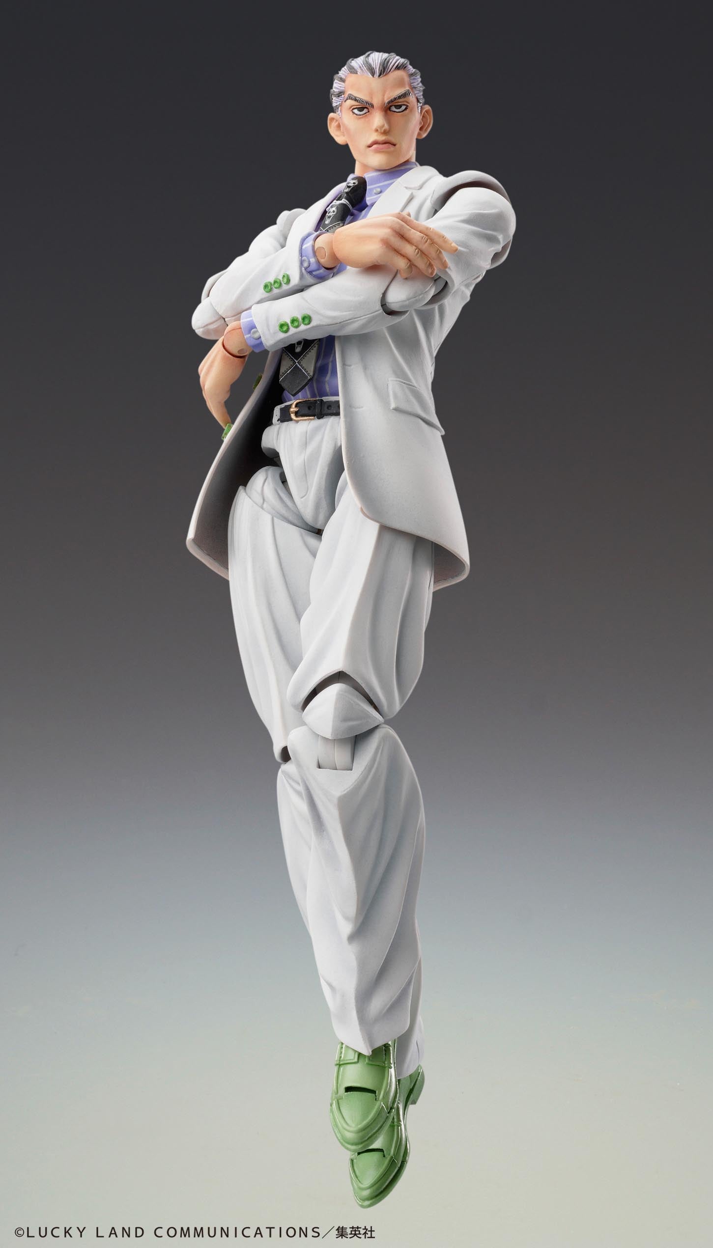 JOJO'S BIZARRE ADVENTURE PART IV DIAMOND IS UNBREAKABLE - YOSHIKAGE KIRA SUPER ACTION STATUE FIGURE