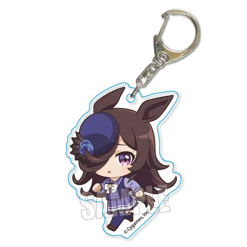 UMAMUSUME: PRETTY DERBY "ROAD TO THE TOP" - RICE SHOWER TEKUTOKO ACRYLIC KEYCHAIN