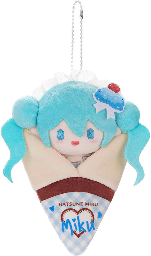 HATSUNE MIKU CHARACTER VOCAL SERIES - CREPE MASCOT PLUSH KEYCHAIN C