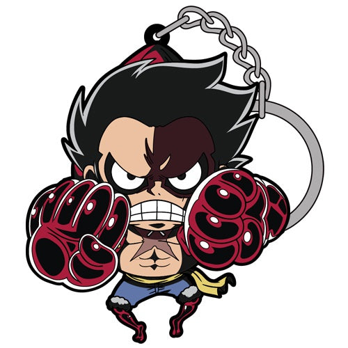 ONE PIECE TSUMAMAMRE 4TH GEAR MONKEY D. LUFFY RUBBER KEYCHAIN