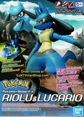 POKEMON - RIOLU & LUCARIO BANDAI HOBBY MODEL KIT
