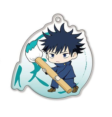 JUJUTSU KAISEN PAINT BRUSH FUSHIGURO ACRYLIC KEYCHAIN