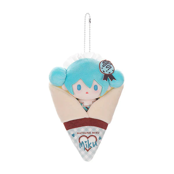 HATSUNE MIKU CHARACTER VOCAL SERIES - CREPE MASCOT PLUSH KEYCHAIN A