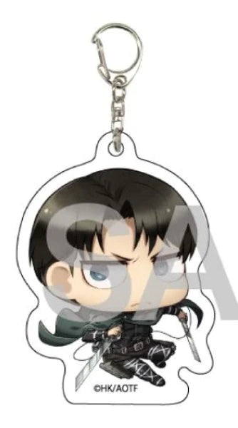 ATTACK ON TITAN CHIMI CHARA VOL 12 ACRYLIC TRADING KEYCHAIN