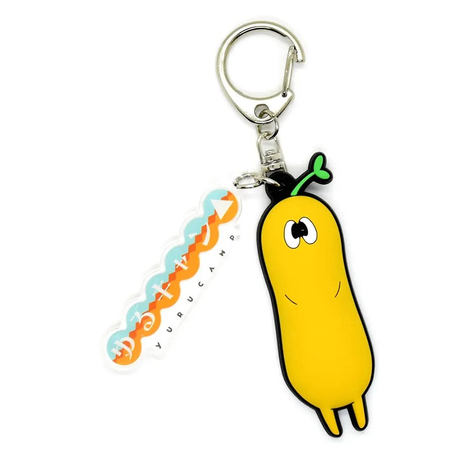 LAID BACK CAMP TSUKA PON RUBBER KEYCHAIN