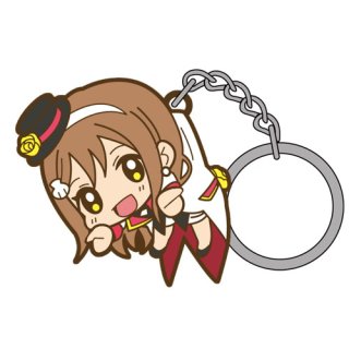 LOVE LIVE! TSUMAMARE KUNIKIDA HANAMARU MIRAI TICKERT VERSION RUBBER KEYCHAIN