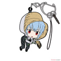 EVANGELION - REI AYANAMI LOOK-ALIVE FARMER VER. TSUMAMARE RUBBER KEYCHAIN