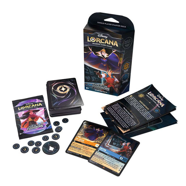 LORCANA TRADING CARD GAME RISE OF THE FLOODBORN STARTER DECK