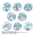 HATSUNE MIKU X CINNAMOROLL - GLITTER CAN BADGES TRADING BLIND BOX