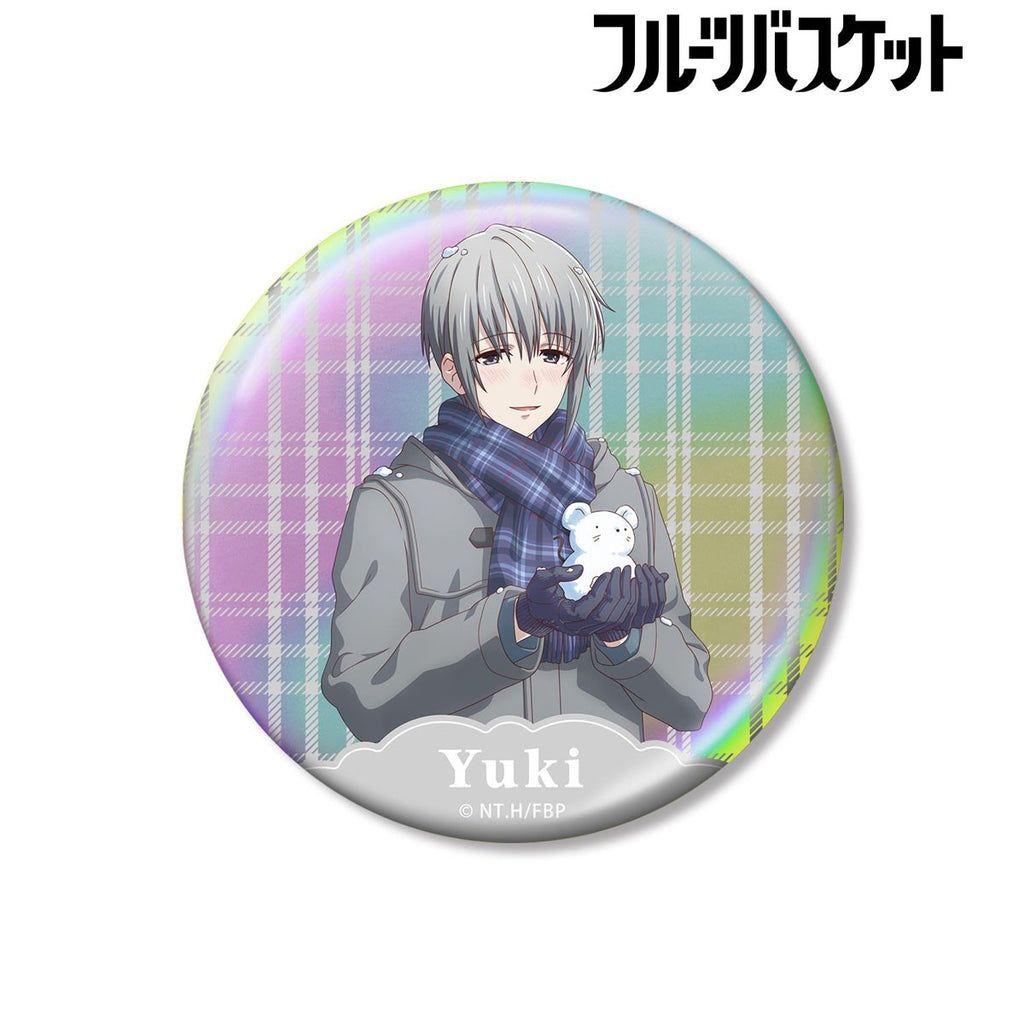 FRUITS BASKET - YUKI SOHMA "PLAYING IN THE SNOW VER." 75MM AURORA CAN BADGE