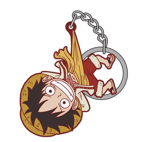 ONE PIECE LUFFY WCI RUBBER COSPA KEYCHAIN