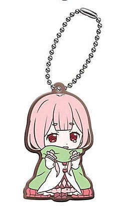 RE:ZERO WITCH SELECTION CARMILA RUBBER KEYCHAIN