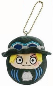 ONE PIECE KOROKORO SABO PLUSH KEYCHAIN