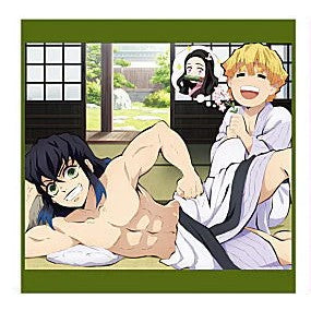 DEMON SLAYER INOSUKE & ZENITSU FUROSHIKI VOLUME 02 WRAPPING CLOTH