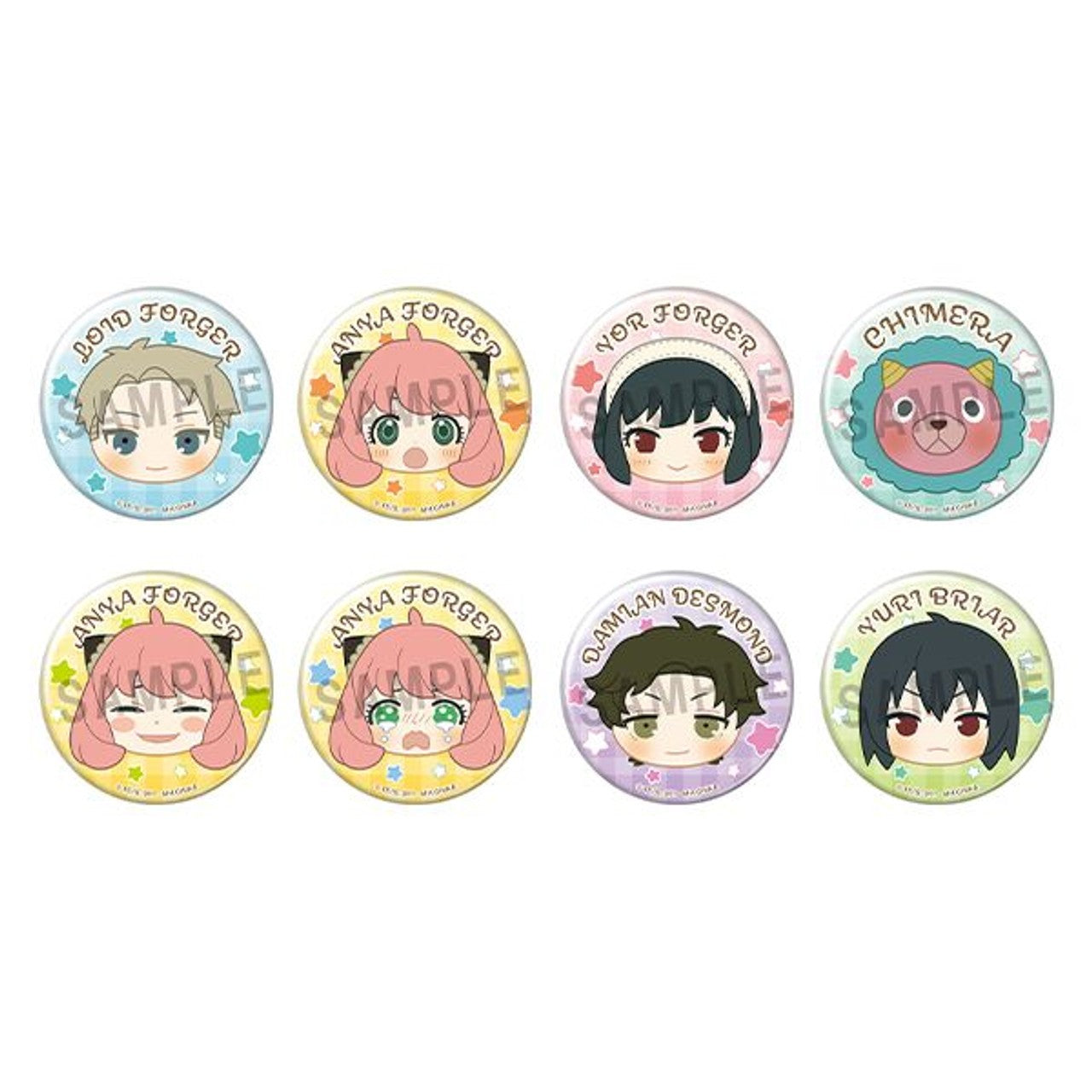 SPY X FAMILY VOLUME 02 TRADING METAL BADGE