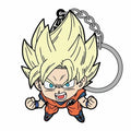 DRAGON BALL TSUMAMARE SUPER SAIYAN GOKU RUBBER KEYCHAIN