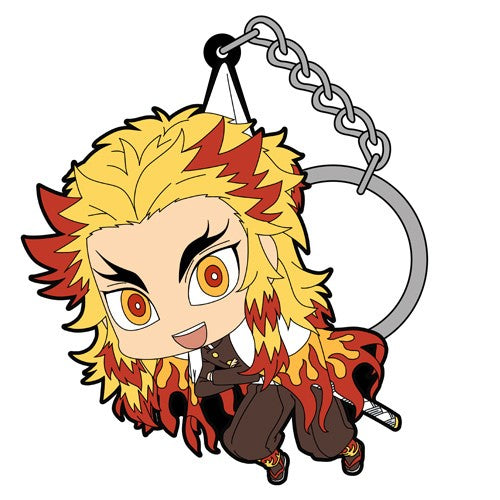 DEMON SLAYER RENGOKU TSUMAMARE RUBBER COSPA KEYCHAIN