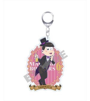 OSOMATSU TODOMATSU BUTLER MATSU ACRYLIC KEYCHAIN