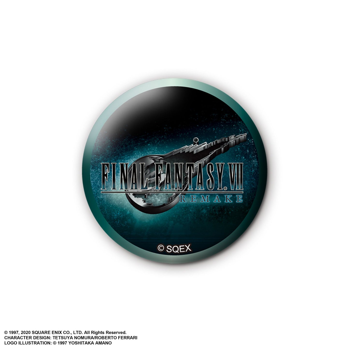 FINAL FANTASY VII TRADING CAN BADGE