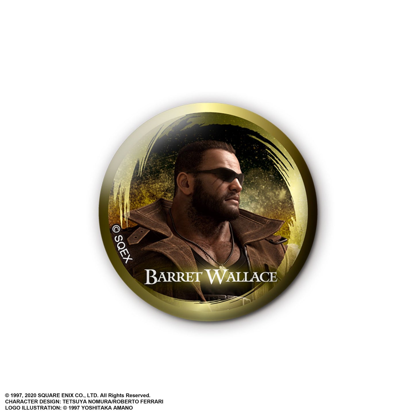 FINAL FANTASY VII TRADING CAN BADGE