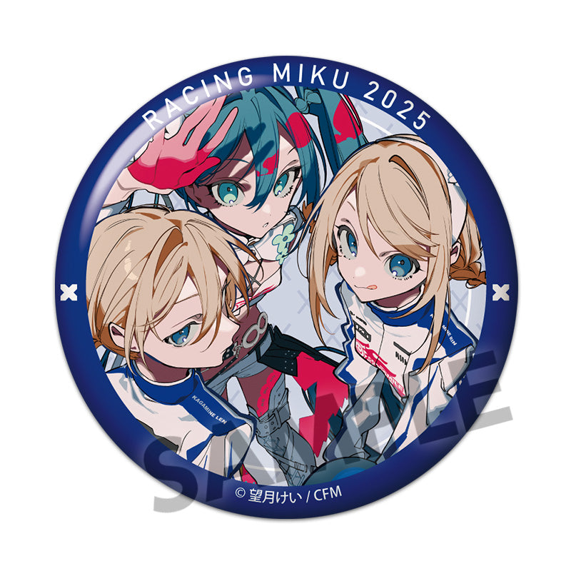 RACING MIKU 2025 VER. BUTTON CAN BADGES BLIND BOX TRADING