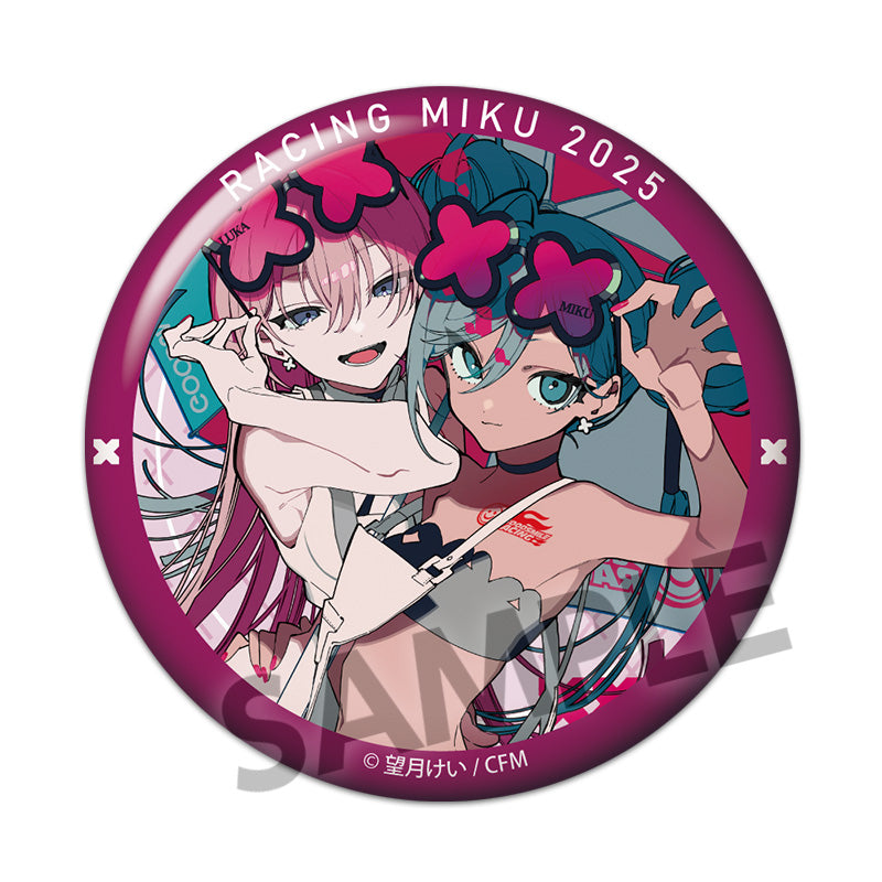 RACING MIKU 2025 VER. BUTTON CAN BADGES BLIND BOX TRADING
