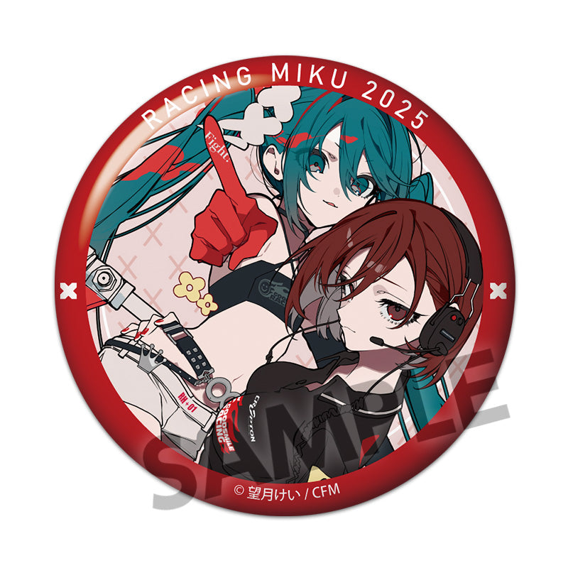 RACING MIKU 2025 VER. BUTTON CAN BADGES BLIND BOX TRADING