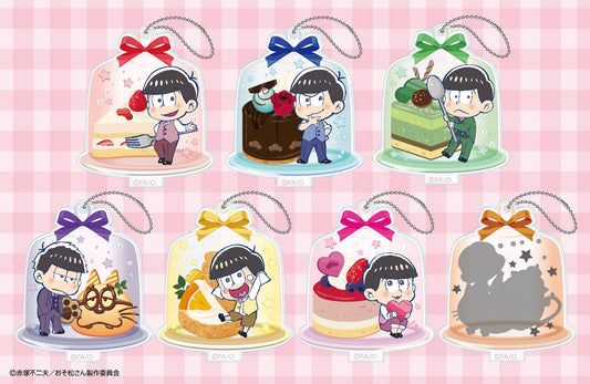 OSOMATSU TOJI COLLECTION ACRYLIC TRADING KEYCHAIN