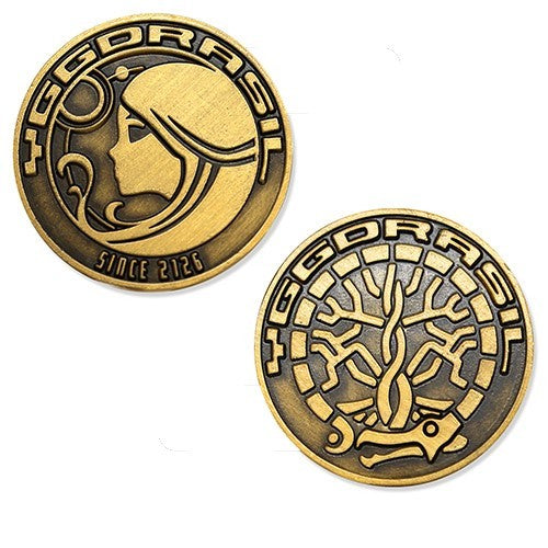 OVERLORD III YGGDRASIL GOLD COIN REPLICATE COSPA COIN