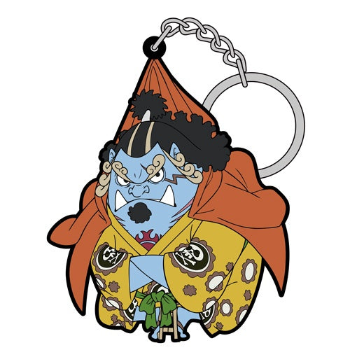 ONE PIECE JINBEI RUBBER COSPA KEYCHAIN