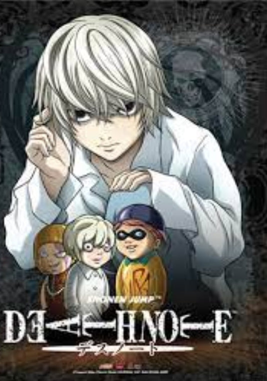 DEATH NOTE NEAR PUPPET WALL SCROLL