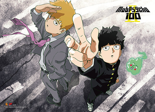 MOB PSYCHO 100 - MOB KAGEYAMA & REIGEN & EKUBO 02 WALL SCROLL