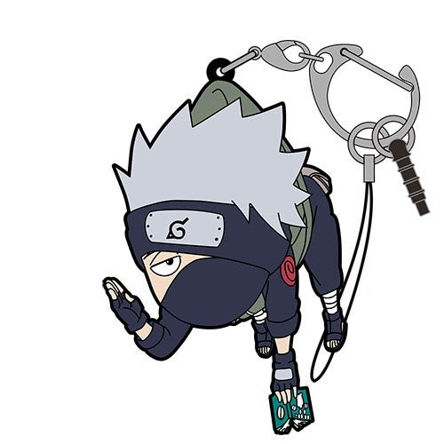 NARUTO RUBBER COSPA TSUMAMARE KEYCHAIN-KAKASHI