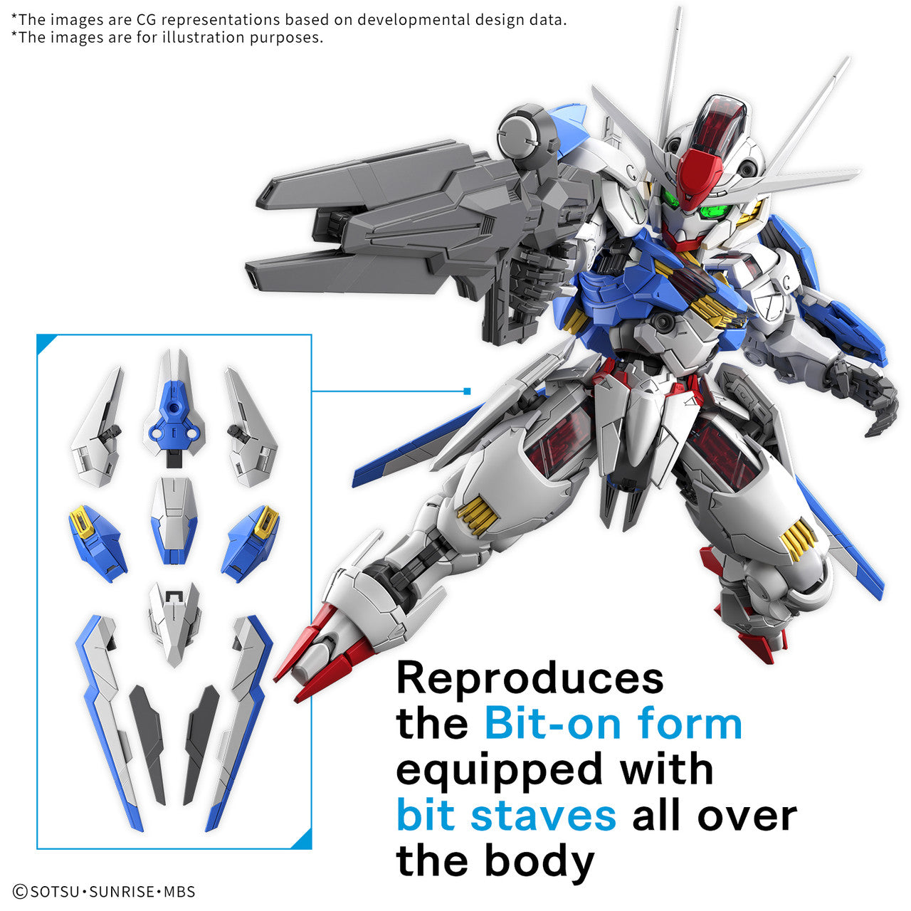 MOBILE SUIT GUNDAM: WITCH FROM MERCURY - GUNDAM AERIAL MGSD MODEL KIT