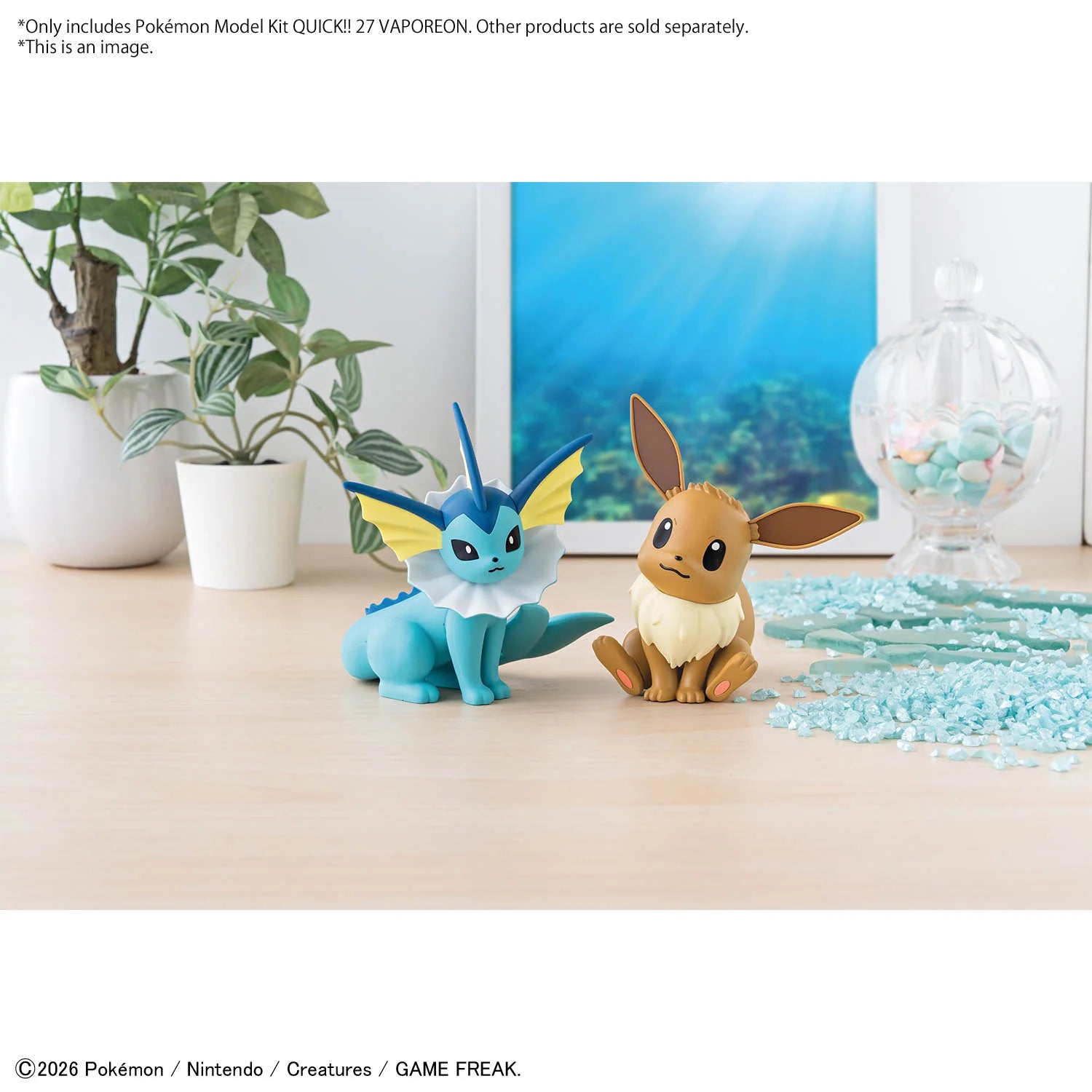 POKEMON - VAPOREON PLAMO COLLECTION QUICK!! 27 MODEL KIT