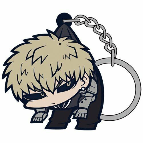 ONE PUNCH MAN TSUMAMARE GENOS RUBBER KEYCHAIN