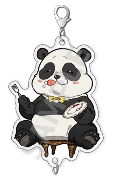 JUJUTSU KAISEN CHAIN COLLECTION PANDA AFTER PARTY ACRYLIC KEYCHAIN