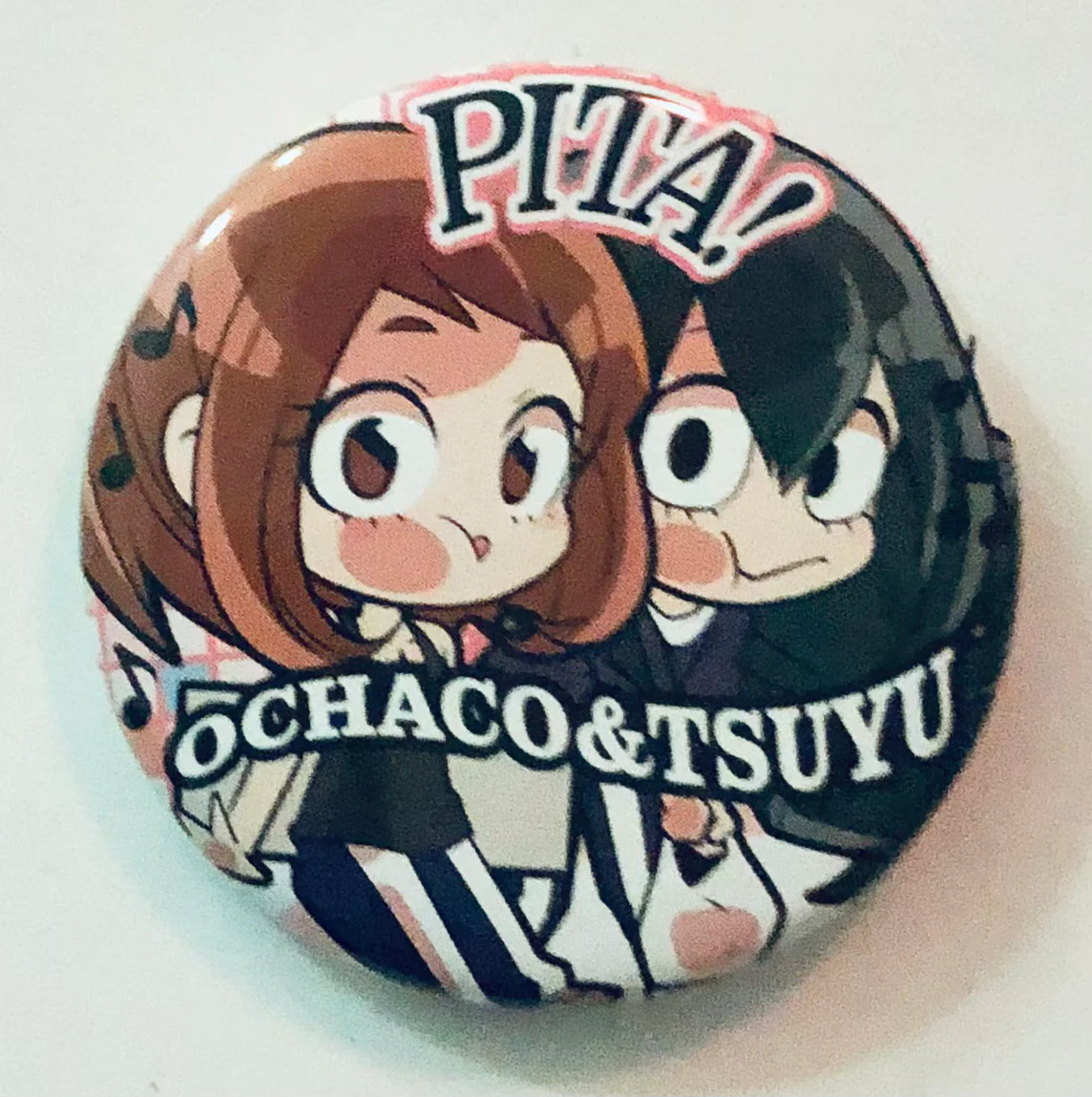 MY HERO ACADEMIA PITA CAN BADGE-Ochaco/Tsuyu
