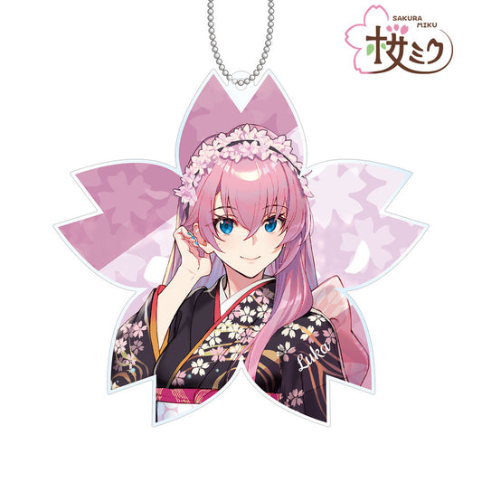 VOCALOID SAKURA LUKA SHIRABI BIG ACRYLIC KEYCHAIN