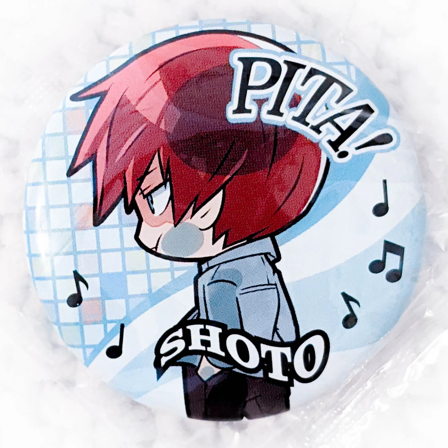 MY HERO ACADEMIA PITA CAN BADGE - SHOTO TODOROKI
