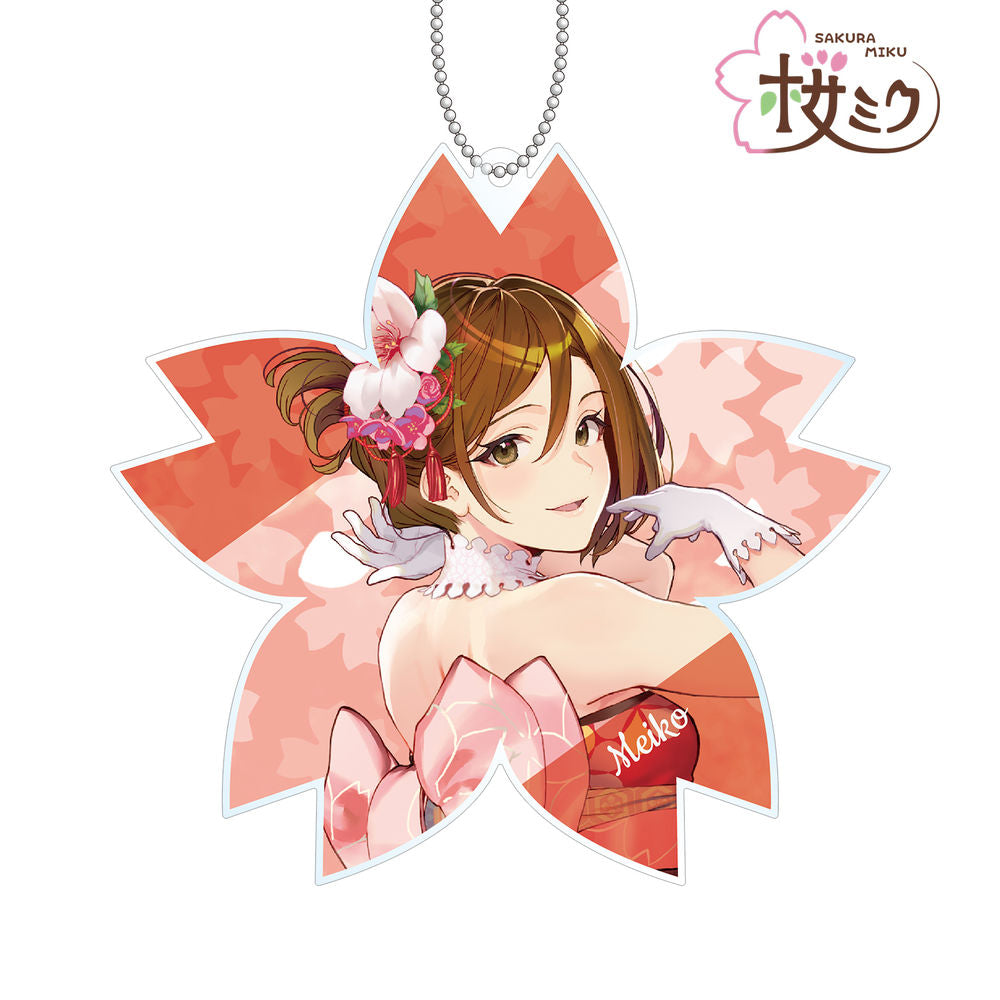 VOCALOID SAKURA MEIKO SHIRABI BIG ACRYLIC KEYCHAIN