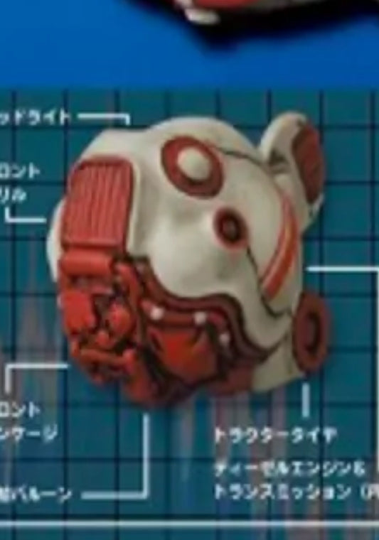 CAPSULE FISH MECHANISM FIGURE-White Orange