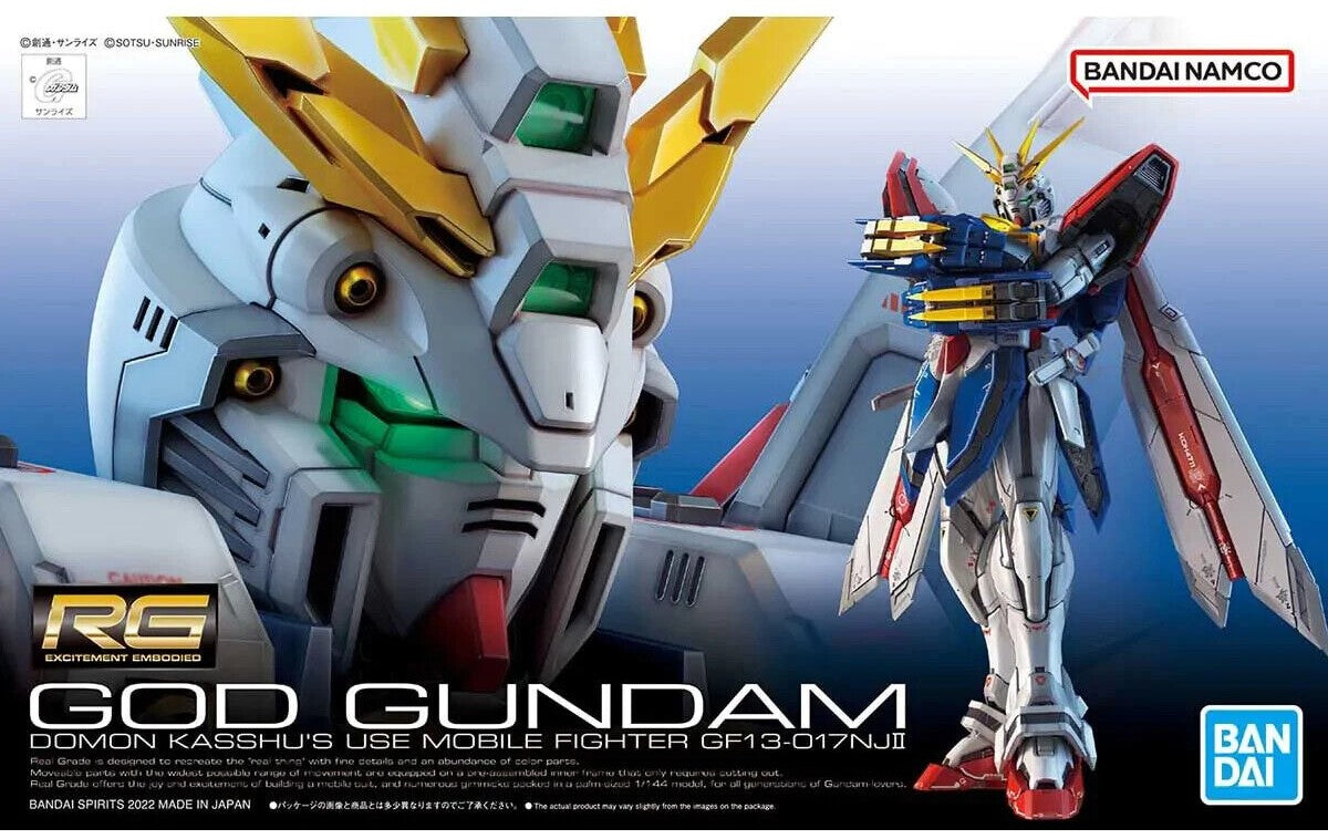 G GUNDAM - GOD GUNDAM RG 1/144 MODEL KIT