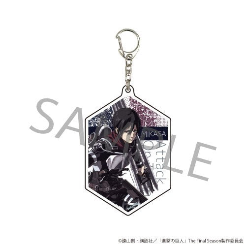 ATTACK ON TITAN MIKASA ACKERMAN FINAL SEASON ACRYLIC KEYCHAIN